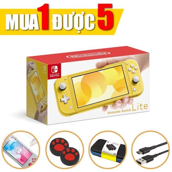 shop game bán Nintendo Switch Lite giá tốt Gray combo chính hãng