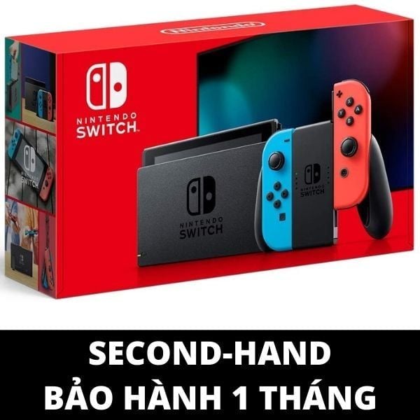  Nintendo Switch Neon v2 Second-hand [Pin trâu] - Máy cũ giá rẻ 