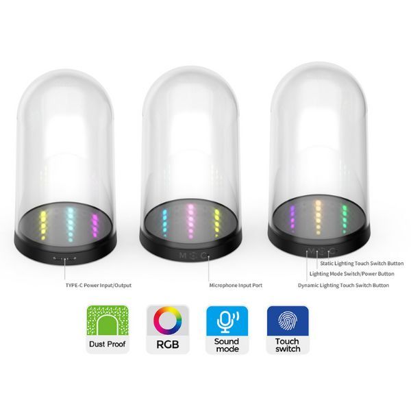  Hộp Trưng Mô Hình Đế LED Tròn DOBE TY-3803S 