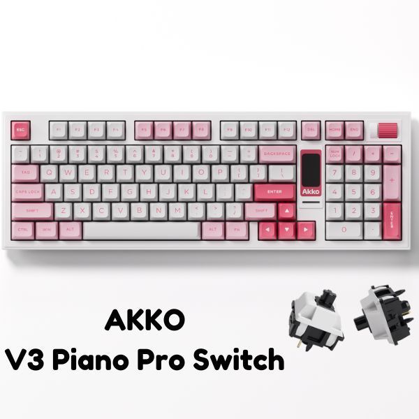  Bàn phím cơ AKKO 5098B Prunus Lannesiana Hotswap V3 Piano Pro 