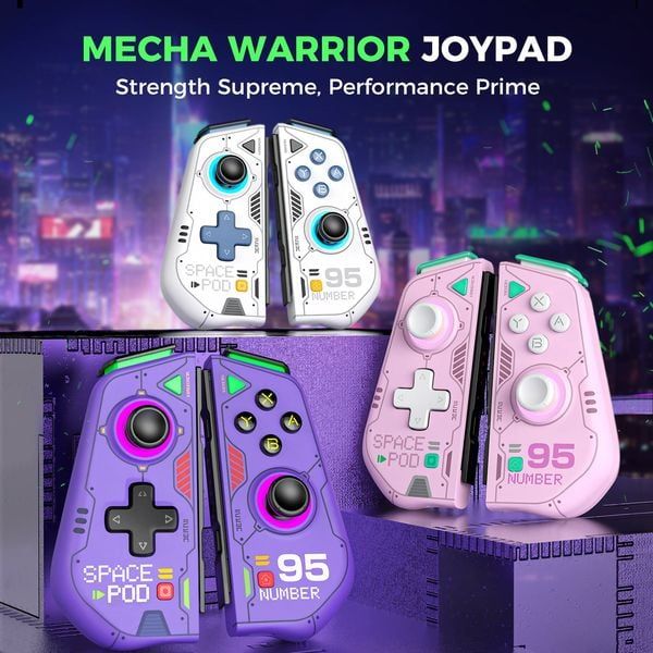 Tay Cầm Chơi Game Mecha Warrior Joypad Joy-con Nintendo Switch IINE dễ dàng kết nối chơi game cho trải nghiệm tuyệt vời