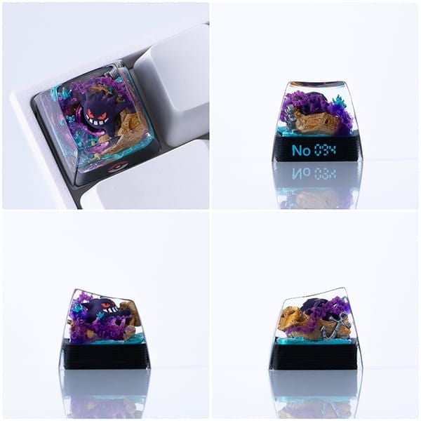  Nút Keycap Artisan Resin Pokemon Terrarium Vol 1 