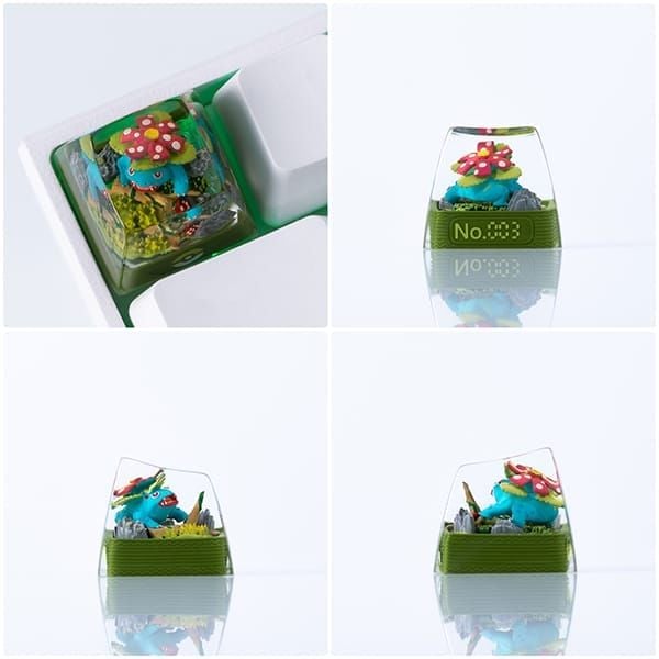  Nút Keycap Artisan Resin Pokemon Terrarium Vol 2 