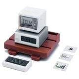  Nút nhựa Keycap máy tính IBM PC 5150 retro xuyên LED cho phím cơ 