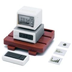 Nút nhựa Keycap máy tính IBM PC 5150 retro xuyên LED cho phím cơ