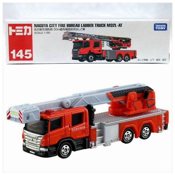 Tomica 145 Nagoya City Fire Office Camion Vigili Del Fuoco Scala 1:90, Nuovo
