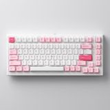  Bàn phím cơ MonsGeek MG75 Prunus Lannesiana - White LED / AKKO Switch V3 Cream Yellow / PBT Double-Shot 