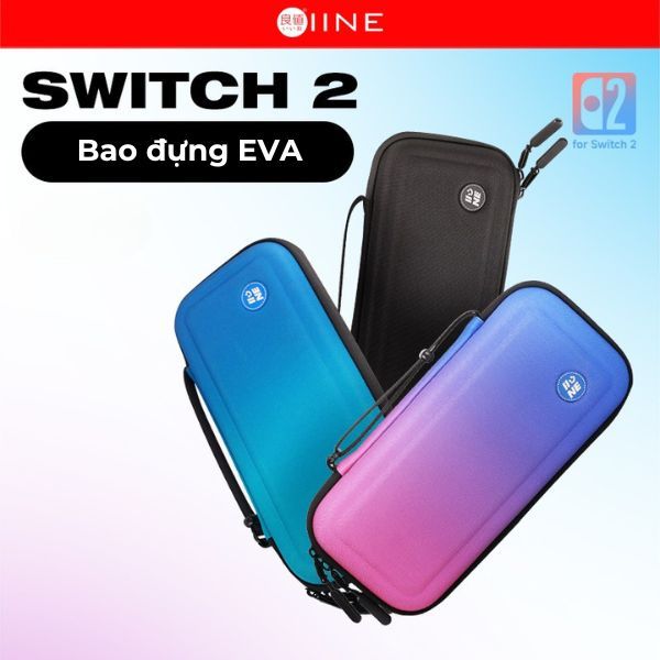  Túi Đựng Nintendo Switch 2 IINE EVA Gradient Blue L1067 
