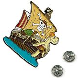  Huy hiệu pin kim loại One Piece Going Merry 