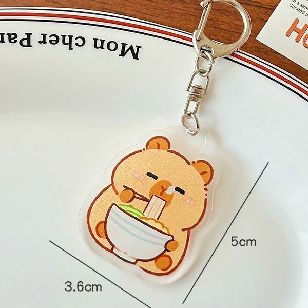  Móc khóa nhựa hình chuột lang nước Capybara Vol 1 