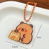  Móc khóa nhựa hình chuột lang nước Capybara Vol 2 