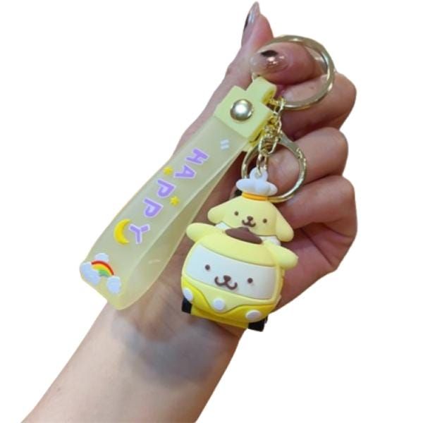  Móc khóa figure nhân vật Sanrio lái xe 