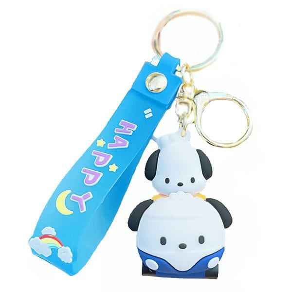  Móc khóa figure nhân vật Sanrio lái xe 