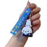  Móc khóa figure nhân vật Sanrio lái xe 