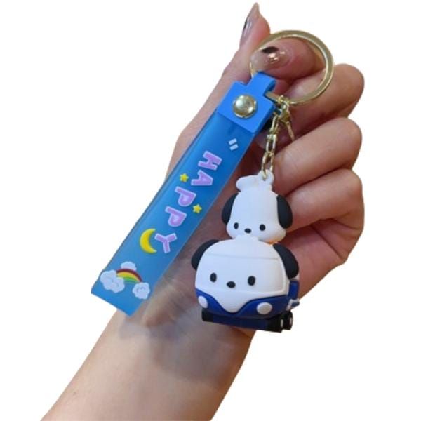  Móc khóa figure nhân vật Sanrio lái xe 