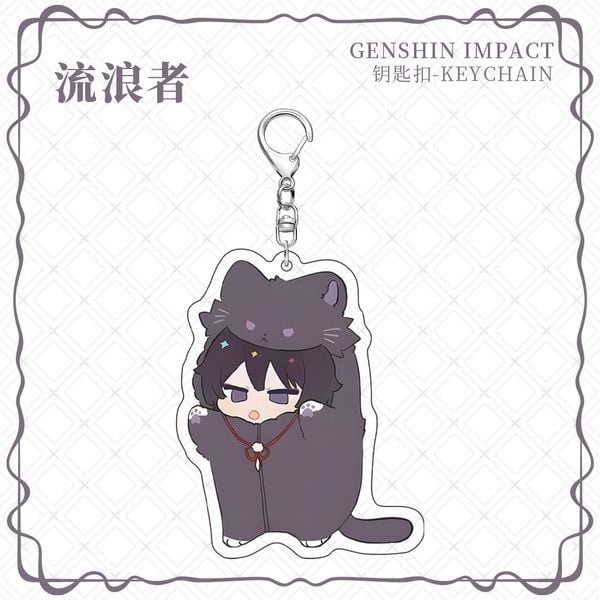  Móc khóa nhân vật Genshin Impact Pyjama Vol 2 