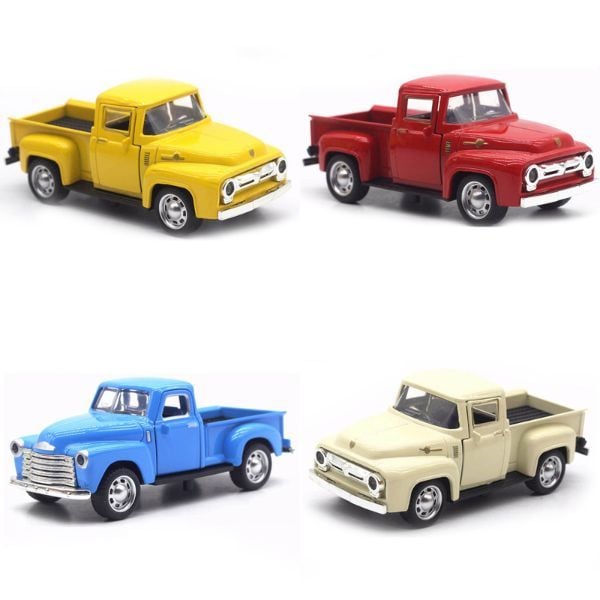 Mô hình xe bán tải kim loại tỉ lệ 1 32 đồ chơi đẹp bền rẻ trưng bày trang trí góc học tập bàn làm việc phòng khách