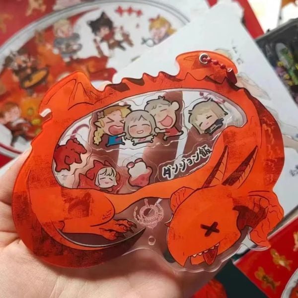 Thêm phần sinh động cho chìa khóa của bạn với Móc khóa acrylic lắc anime Mỹ Vị Hầm Ngục Trong Bụng Rồng dễ thương