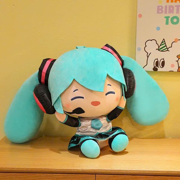 Gấu Bông Vocaloid Hatsune Miku 30cm mềm mại, kích thước lớn ôm cực thích món quà lý tưởng cho mọi lứa tuổi