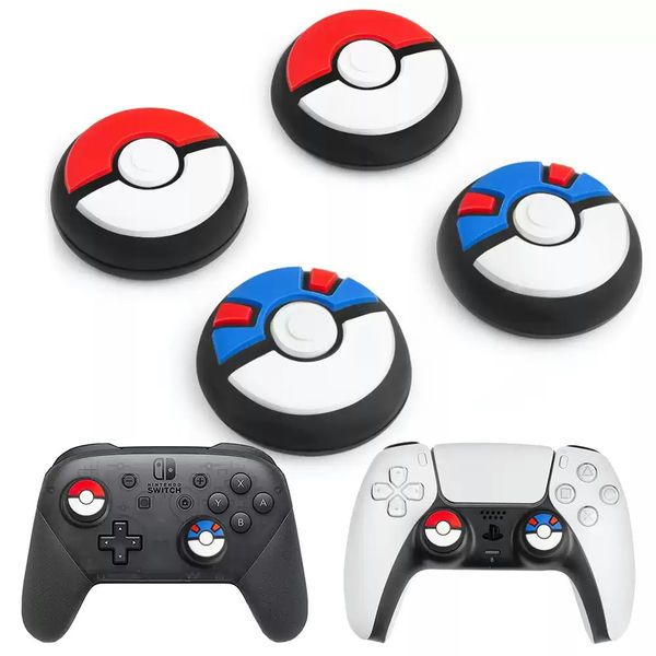  Cover analog Pro Controller Nintendo Switch PokeBall Set dùng được PS4, PS5, Xbox 