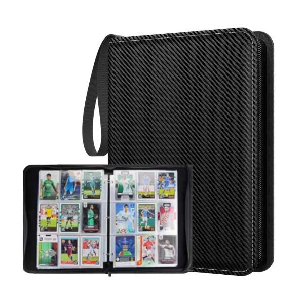  Binder đựng bài Pokemon TCG One Piece Card Bo Góc 4 Ngăn 9 Ngăn Dây Kéo 