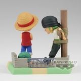  One Piece World Collectable Figure Log Stories Monkey D. Luffy & Roronoa Zoro 