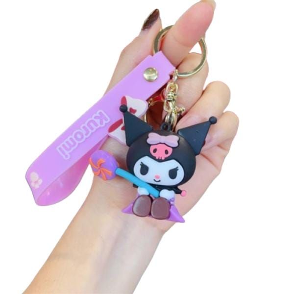  Móc khóa figure Sanrio Kuromi 