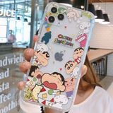  Ốp Điện Thoại iPhone 16 Pro/Pro Max Crayon Shin Chan Thú Cưng 