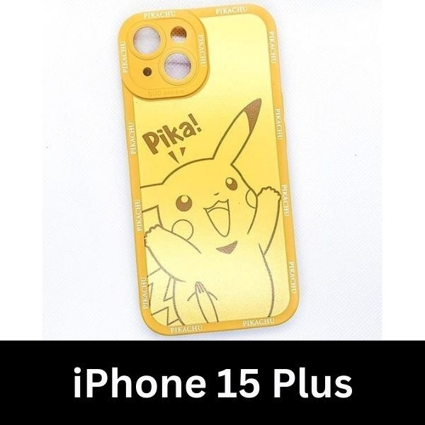  Ốp lưng Pokemon Pikachu Pika cao cấp cho iPhone 15/Plus/Pro/Pro Max 
