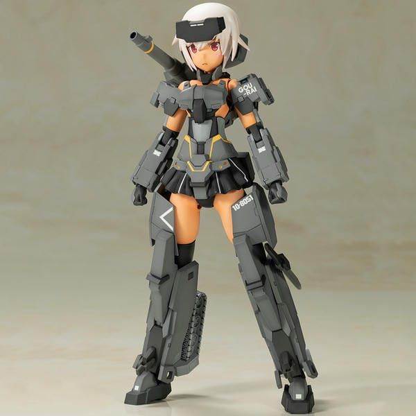  Frame Arms Girl Gourai-Kai Black with FGM148 Type Anti-Tank Missile - Kotobukiya FG154 