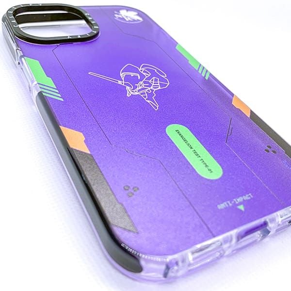Case ốp trong suốt Evangelion Unit-01 cho iPhone 15 Plus Pro Max