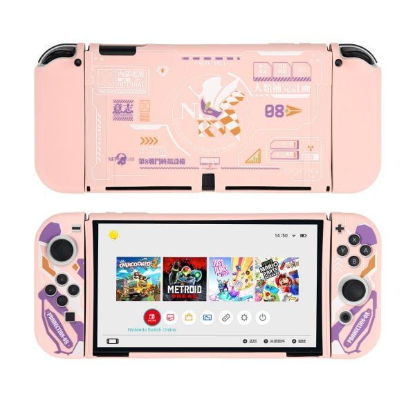  Ốp lưng Nintendo Switch OLED kèm case Joy-con Evangelion Unit 