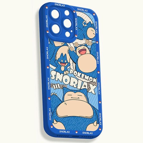  Ốp lưng Pokemon Snorlax cao cấp cho iPhone 15/Plus/Pro/Pro Max 