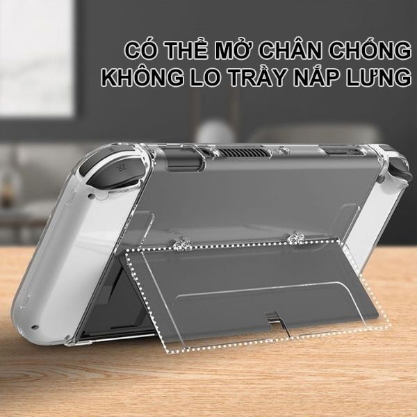  Case ốp IINE trong suốt cho thân máy Nintendo Switch OLED L567 