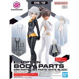  Option Body Parts Arm Parts & Leg Parts White / Black - 30MS - Phụ kiện mecha girl Bandai 