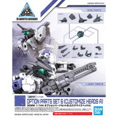 Option Parts Set 6 - Customize Heads A - 30MM - 1/144