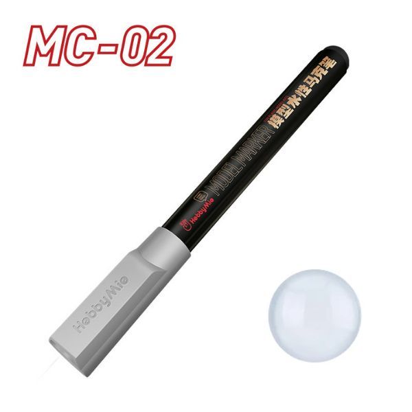Bút sơn mô hình Water Based Matt Color Marker Hobby Mio - MC02 Mecha White lên màu đẹp mắt chất lượng tốt chính hãng giá rẻ tùy biến gundam gunpla builder yêu thích quà tặng