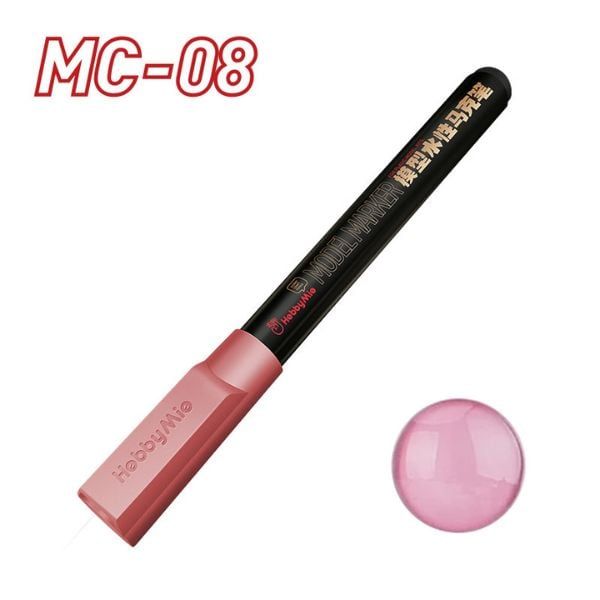  Bút sơn mô hình Water Based Matt Color Marker Hobby Mio - MC08 Mecha Pink 