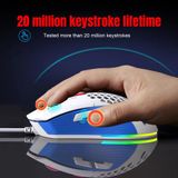  Chuột Manthon HXSJ X300 LED RGB 7200 DPI White 