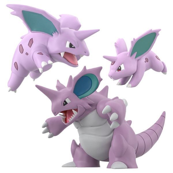  Pokemon Scale World Kanto Region Nidoran & Nidorino & Nidoking 