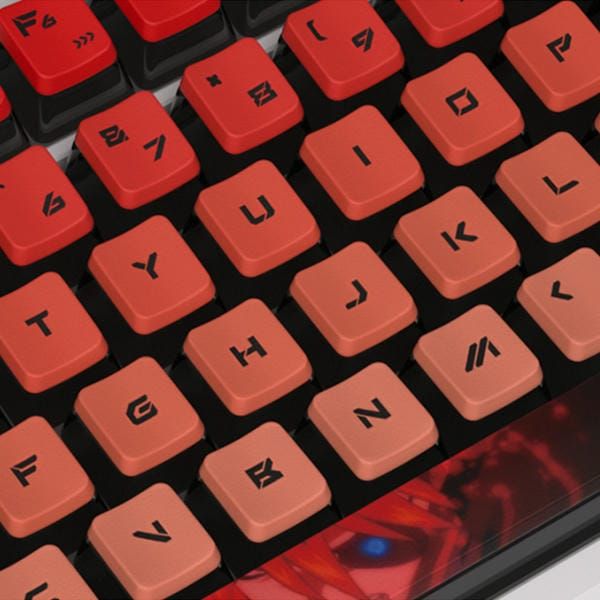  Bộ Keycap OEM PBT Evangelion Asuka Langley 122 nút 