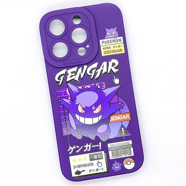  Ốp lưng Pokemon Gengar Poster cao cấp cho iPhone 15/Plus/Pro/Pro Max 