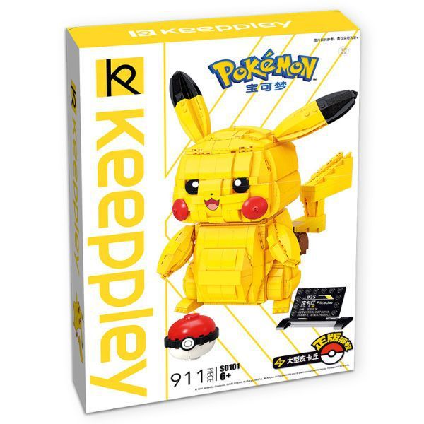  Đồ chơi lắp ráp xếp hình Pikachu Large Pokemon Keeppley - S0101 