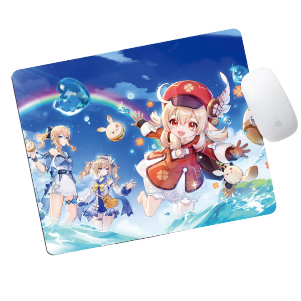 Lót chuột văn phòng khổ nhỏ Genshin Impact Vol 5 phù hợp với các bạn làm văn phòng thích sự nhỏ gọn tiện lợi