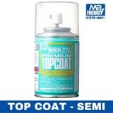  Bình xịt lớp phủ bảo vệ sơn mô hình Mr. Premium Top Coat - Semi Gloss Bóng Mờ - B602 