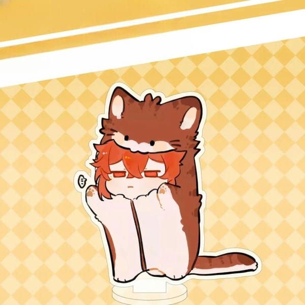  Huy hiệu acrylic Genshin Impact trang phục thú cưng 