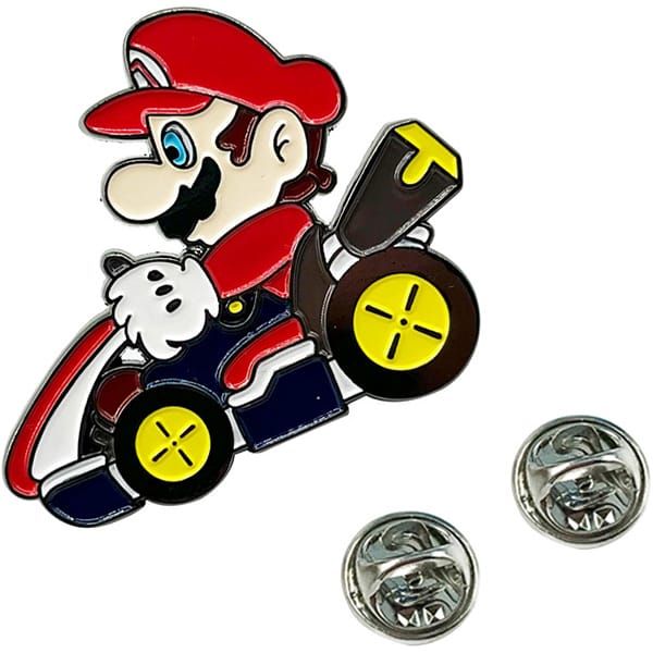  Huy hiệu cài áo pin Mario Kart Race 