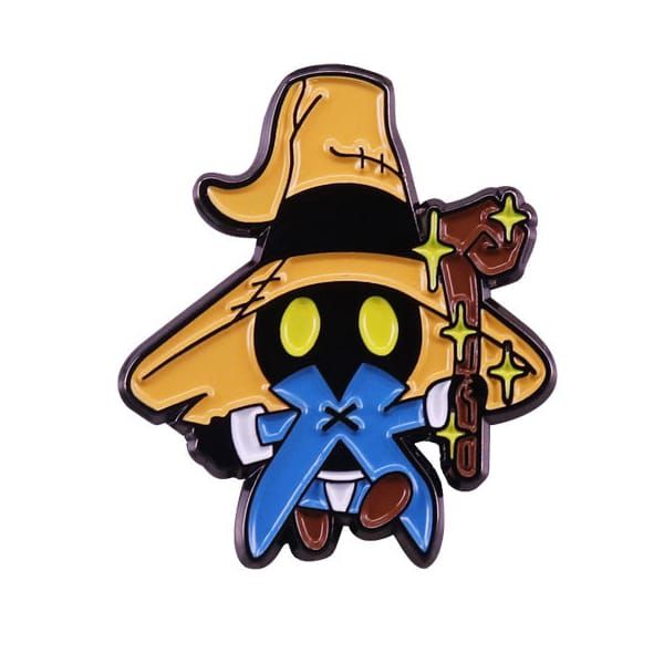  Pin cài áo huy hiệu Final Fantasy Black Mage Chibi 