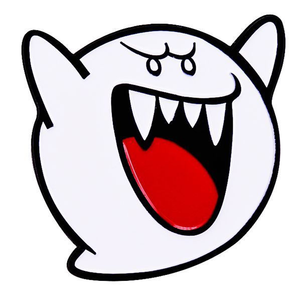  Pin cài áo huy hiệu hình ma Boo Super Mario Bros 