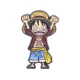  Pin cài áo huy hiệu kim loại hình Luffy One Piece 